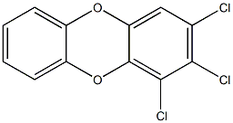 1,2,3-Trichlorodibenzo-p-dioxin 50 μg/mL in Toluene Structure