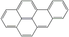 Benzo[a]pyrene 1000 μg/mL in Acetone Structure