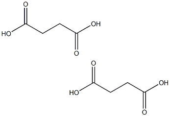Butanedioic acid (Succinic acid) Structure