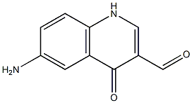 6-aMino-4-oxo-1,4-dihydroquinoline-3-carbaldehyde 구조식 이미지