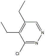 3-chloro-4,5-diethylpyridazine Structure