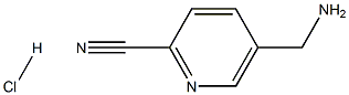 5-(aMinoMethyl)picolinonitrile hydrochloride Structure