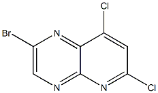 2-broMo-6,8-dichloropyrido[2,3-b]pyrazine Structure