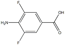 3,5-difluoro-4-aMinobenzoic acid 구조식 이미지