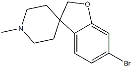 6-BROMO-1'-METHYL-2H-SPIRO[1-BENZOFURAN-3,4'-PIPERIDINE] 구조식 이미지