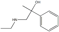 1-(ethylaMino)-2-phenylpropan-2-ol 구조식 이미지