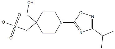 (1-(3-isopropyl-1,2,4-oxadiazol-5-yl)piperidin-4-yl)Methyl Methanesulfonate Structure