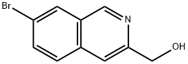 (7-broMoisoquinolin-3-yl)Methanol 구조식 이미지