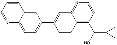 [6,7'-biquinolin]-4'-yl(cyclopropyl)Methanol 구조식 이미지