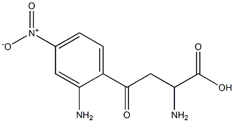 2-aMino-4-(2-aMino-4-nitrophenyl)-4-oxobutanoic acid Structure