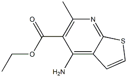 ethyl 4-aMino-6-Methylthieno[2,3-b]pyridine-5-carboxylate Structure