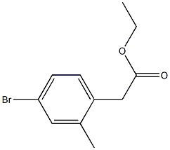 4-BROMO-2-METHYL-BENZENEACETIC ACID ETHYL ETSER 구조식 이미지