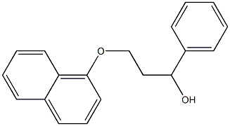 3-(Naphthalen-1-yloxy)-1-phenyl-propan-1-ol 구조식 이미지