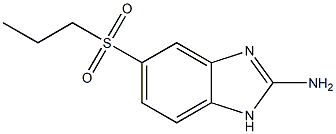 5-(Propylsulphonyl)-1H-benziMidazol-2-aMine 구조식 이미지