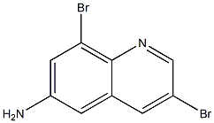 3,8-dibroMoquinolin-6-aMine 구조식 이미지