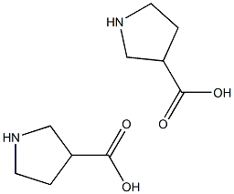 DL-pyrrolidine-3-carboxylic acid DL-pyrrolidine-3-carboxylic acid 구조식 이미지