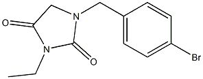 1-(4-broMobenzyl)-3-ethyliMidazolidine-2,4-dione 구조식 이미지