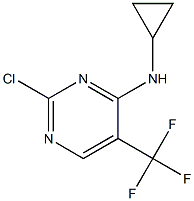 (2-chloro-5-trifluoroMethyl-pyriMidin-4-yl)-cyclopropyl-aMine 구조식 이미지