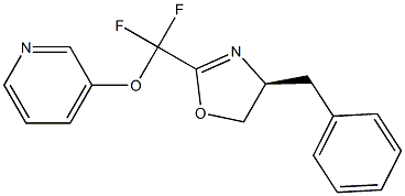 (S)-4-Benzyl-2-(difluoro(pyridin-3-yloxy)Methyl)-4,5-dihydro-oxazole Structure