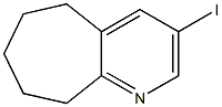 3-iodo-6,7,8,9-tetrahydro-5H-cyclohepta[b]pyridine 구조식 이미지