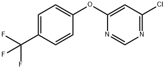 4-(4-(trifluoroMethyl)phenoxy)-6-chloropyriMidine Structure