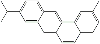 2-Methyl-9-(1-Methylethyl)benz[a]anthracene Structure