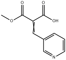 (E)-2-(Methoxycarbonyl)-3-(pyridin-3-yl)acrylic acid 구조식 이미지