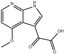 2-(4-Methoxy-1H-pyrrolo[2,3-b]pyridin-3-yl)-2-oxoacetic acid 구조식 이미지