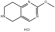 2-Methoxy-5,6,7,8-tetrahydro-pyrido[4,3-d]pyriMidin hydrochloride Structure