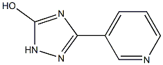 5-Pyridin-3-yl-2H-[1,2,4]triazol-3-ol 구조식 이미지