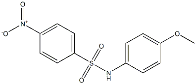 N-(4-Methoxyphenyl)-4-nitrobenzenesulfonaMide, 97% Structure