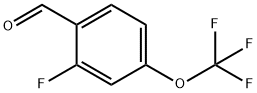 2-Fluoro-4-(trifluoroMethoxy)benzaldehyde, 97% 구조식 이미지