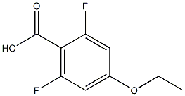 4-Ethoxy-2,6-difluorobenzoic acid, 97% Structure