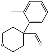 4-(o-Tolyl)tetrahydropyran-4-carboxaldehyde, 99% 구조식 이미지