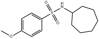 N-Cyclopentyl-4-MethoxybenzenesulfonaMide, 97% Structure