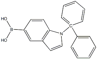 1-biphenyl-1H-indole-5-boronic acid Structure