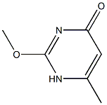 2-Methoxy-6-Methyl-1H-pyriMidin-4-one 구조식 이미지