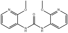 1,3-bis(2-Methoxypyridin-3-yl)urea Structure