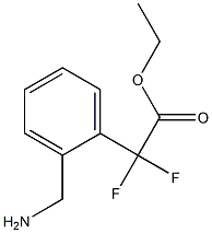 (2-AMinoMethyl-phenyl)-difluoro-acetic acid ethyl ester Structure