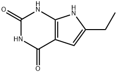 6-ethyl-7H-pyrrolo[2,3-d]pyriMidine-2,4-diol Structure