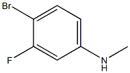N-Methyl-4-broMo-3-fluoroaniline Structure