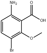6-AMino-3-broMo-2-Methoxy-benzoic acid Structure
