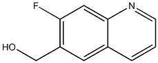 (7-fluoroquinolin-6-yl)Methanol 구조식 이미지