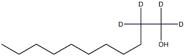 n-Undecyl--d4 Alcohol Structure