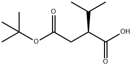 (S)-4-(TERT-BUTOXY)-2-ISOPROPYL-4-OXOBUTANOIC ACID Structure