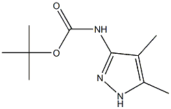 3-(BOC-AMINO)-4,5-DIMETHYL-1H-PYRAZOLE 구조식 이미지