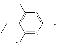 2,4,6-trichloro-5-ethylpyriMidine Structure