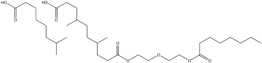 DIETHYLENEGLYCOLDIOCTANOATE/DIISONONANOATE 구조식 이미지