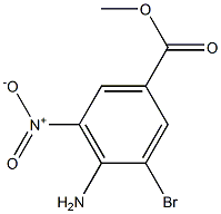 Methyl 4-amino-3-bromo-5-nitrobenzoate 구조식 이미지