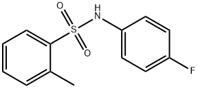 N-(4-fluorophenyl)-2-methylbenzenesulfonamide Structure